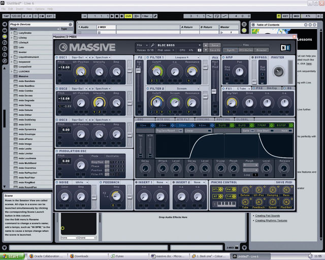 blank It's easy to coax great synth sounds out of Massive.